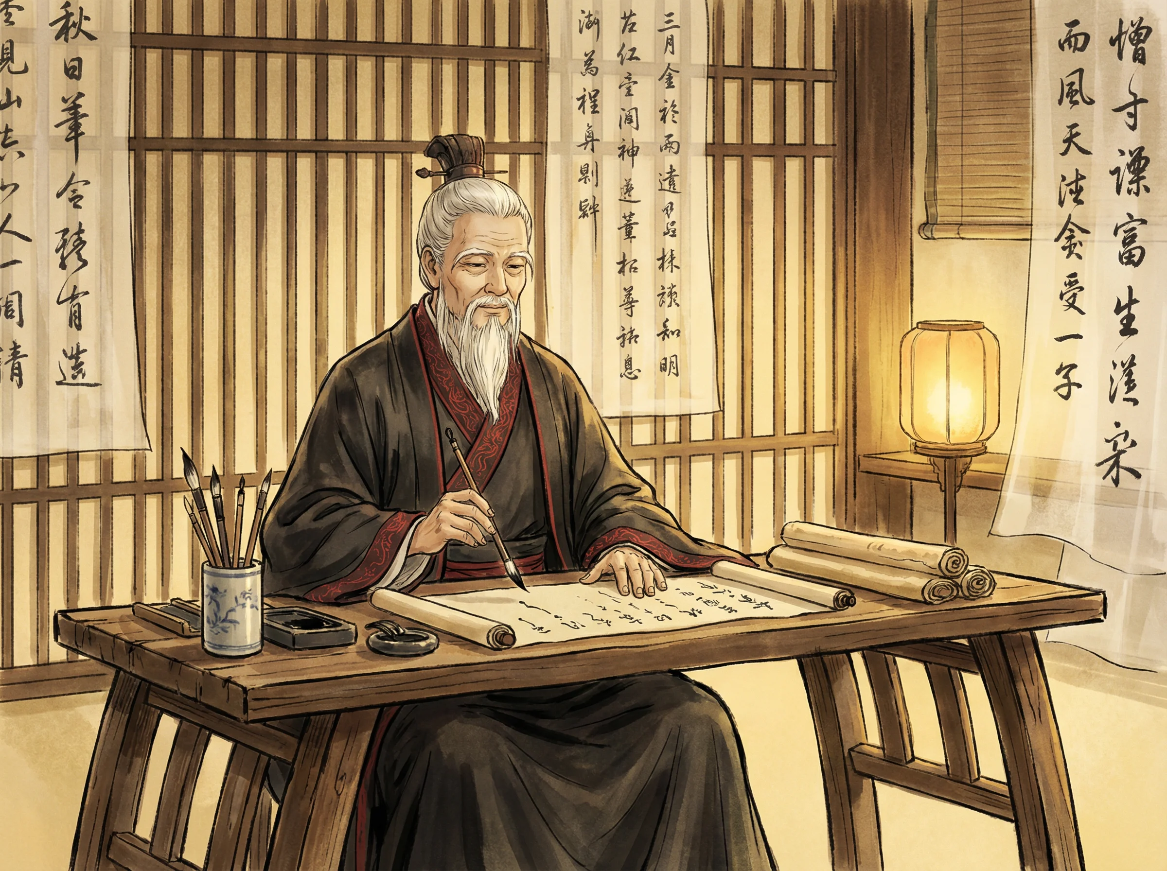 pg电子试玩首席鉴赏师李清照号易安居士书法家形象